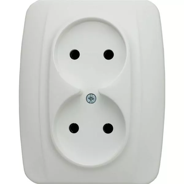 Gniazdo podwójne B/U Uno