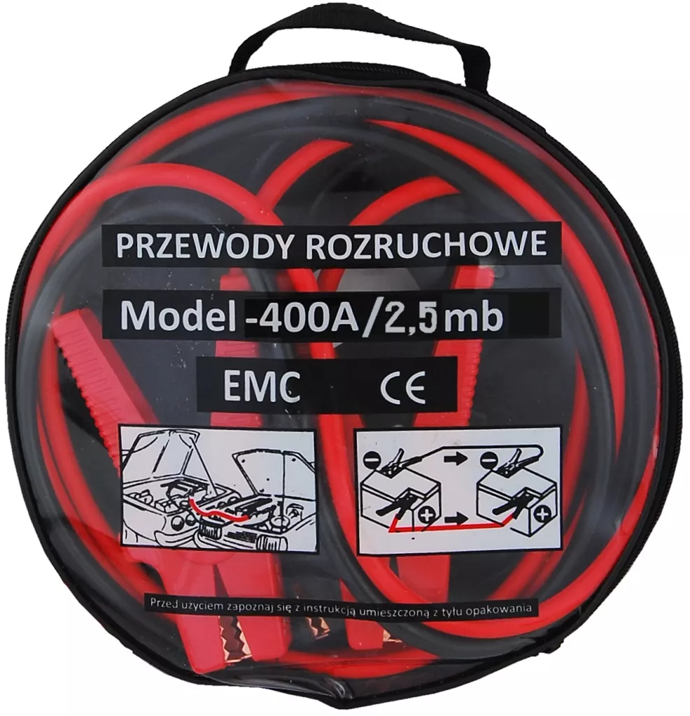 Kable rozruchowe 400 A 2,5 m