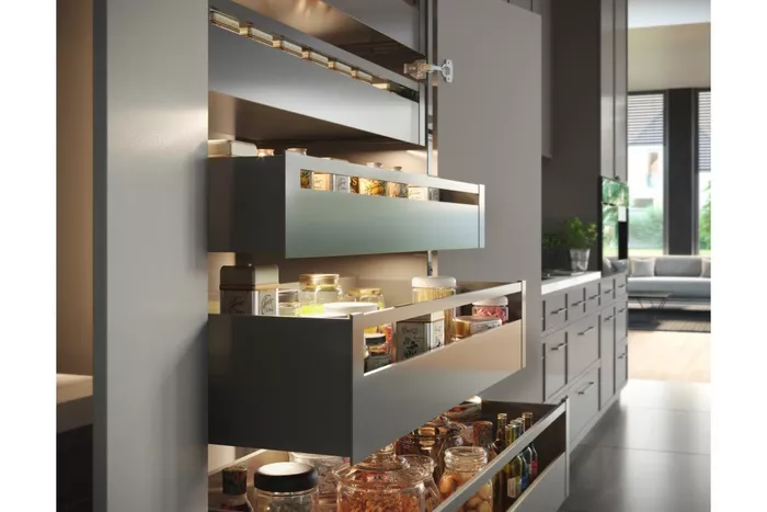 Szuflada AXIS PRO 400 mm antracyt średnia GTV