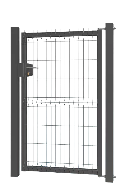 Furtka ogrodzeniowa panelowa 100x153 zielona lewa