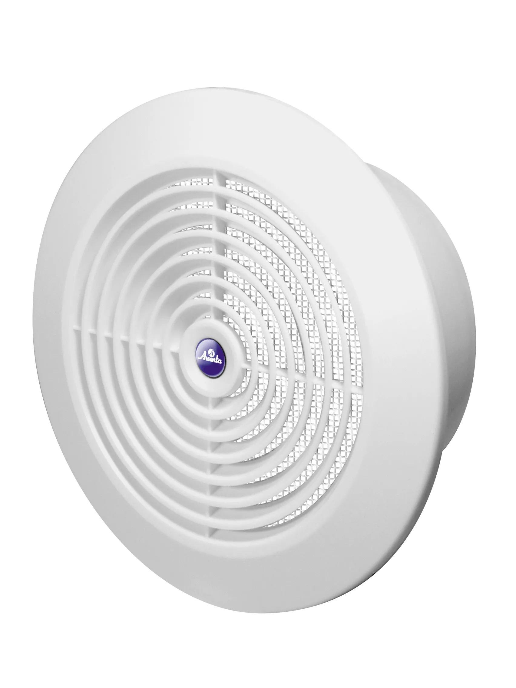 Kratka wentylacyjna sufitowa 125 z siatką biała Awenta 