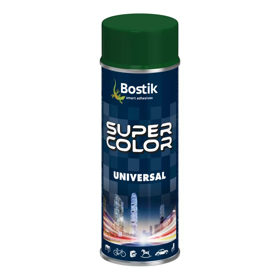Spray lakier uniwersalny Bostik 400ml CIEMNO ZIELONY RAL 6005