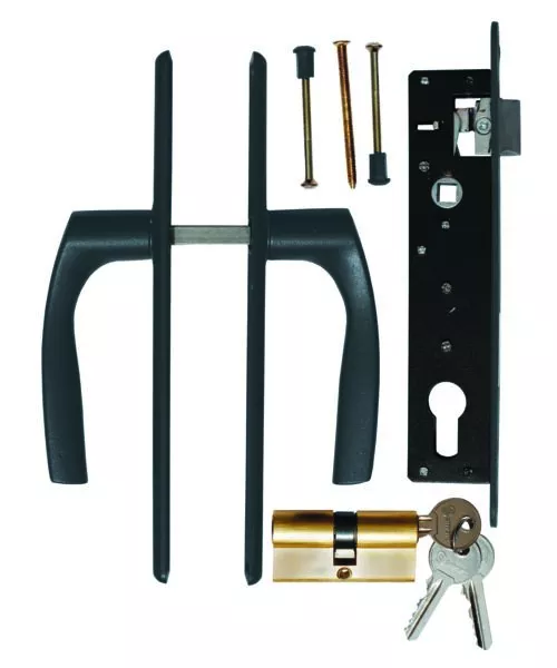 Zestaw elementów do furtki Atex antracyt Polbram