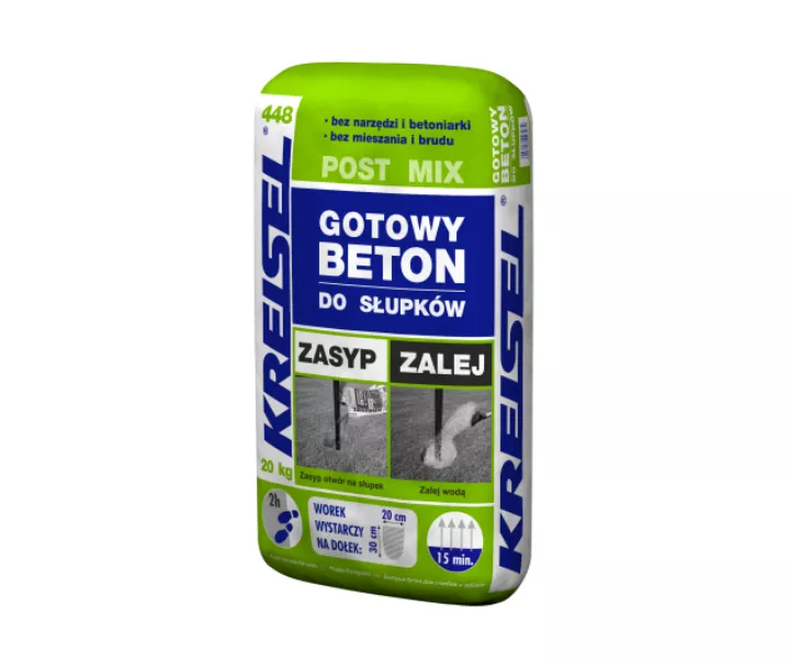 Gotowy beton do słupków 448 Post Mix 20 kg KREISEL