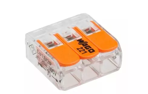 Wago szybkozłączka 3, 0.2:4 nowe 50 szt.