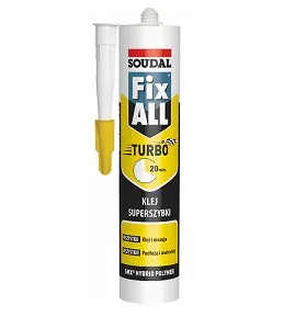 Klej uszczelniacz FixAll Turbo biały 290 ml
