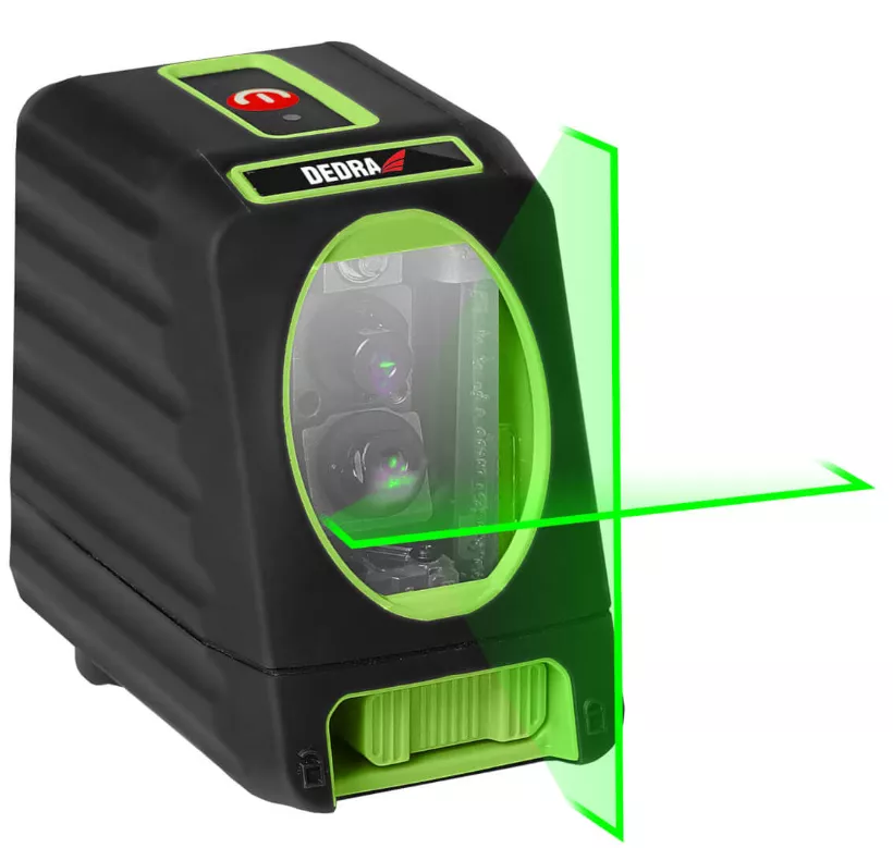 Laser krzyżowy zielony  Dedra