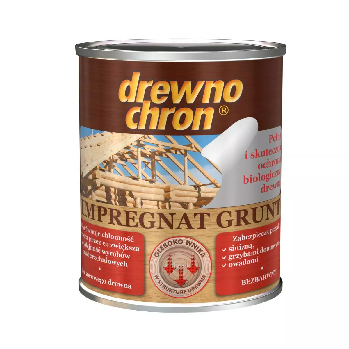 Drewnochron  0.75 l bezbarwny grunt