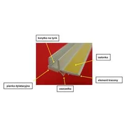 Listwa dylatacyjna BP12 przyokienna 2,5 mb