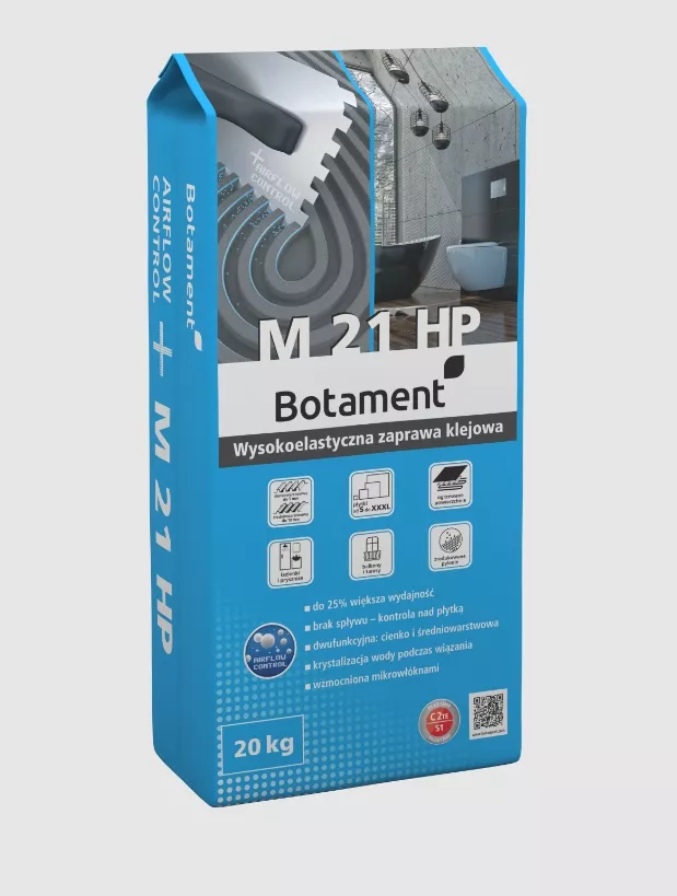 Wysokoelastyczna zaprawa do płytek M21 HP Botament 
