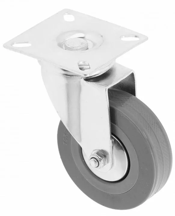 Kółko meblowe Greyroll 75 mm szare bez hamulca