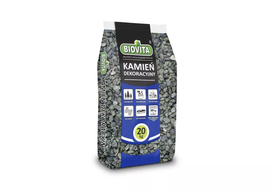 Kamień grys zielony 8-16 mm 20 kg Biovita
