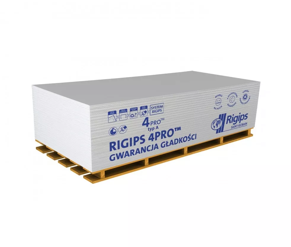 Płyta gipsowo-kartonowa Rigips 4PRO 1200x2600x12,5 mm 