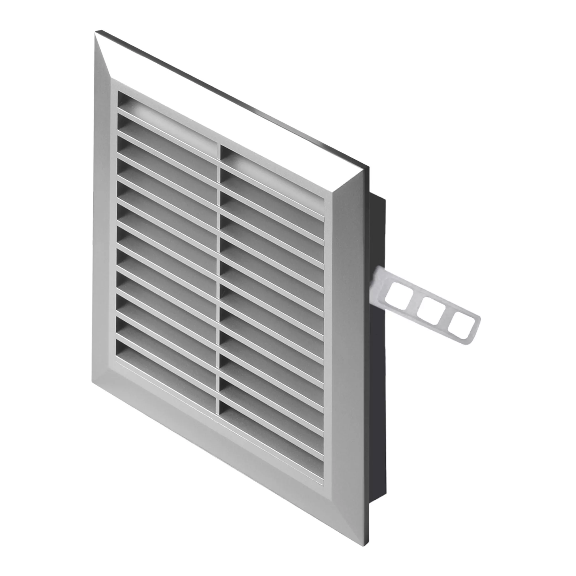 Kratka wentylacyjna 14 x 14 cm TUWS z siatką satyna AWENTA