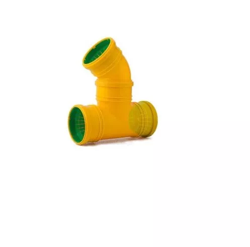 Drenarski trójnik uniwersalny od 80 do 100 mm, kąt 45