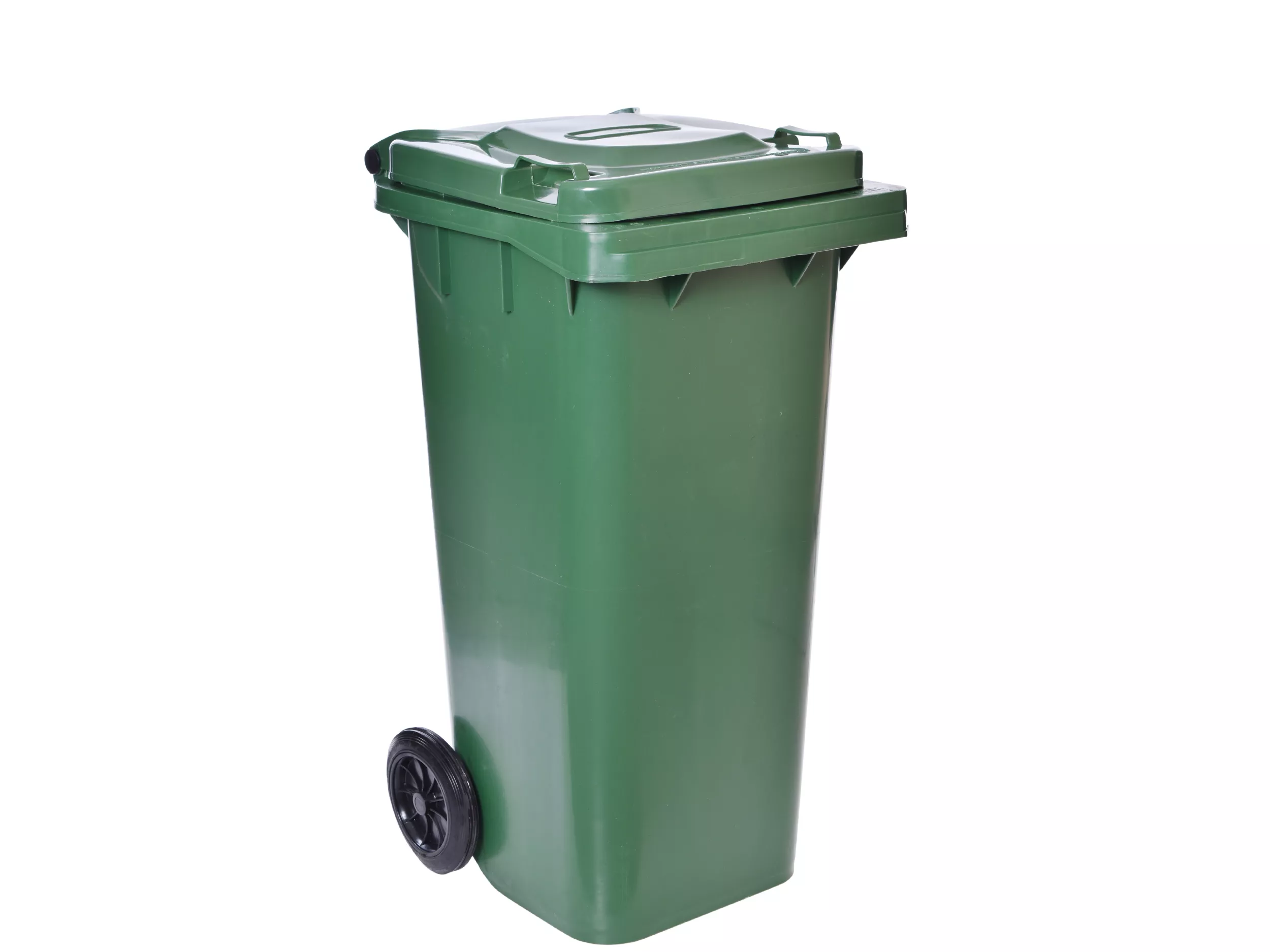 Kosz na śmieci 120 L zielony