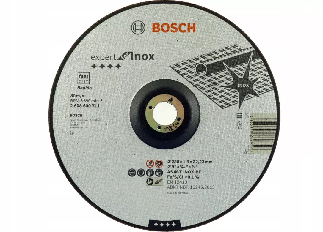 Tarcza tnąca 230mm x 1.9mm Rapido Bosch