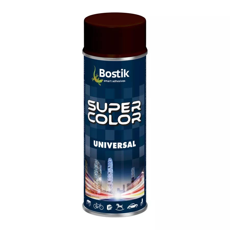 Spray lakier uniwersalny Bostik 400ml BR?ZOWY CZEKOLADOWY RAL 8017