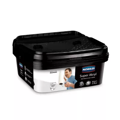 Emulsja Super akryl biała  5 l