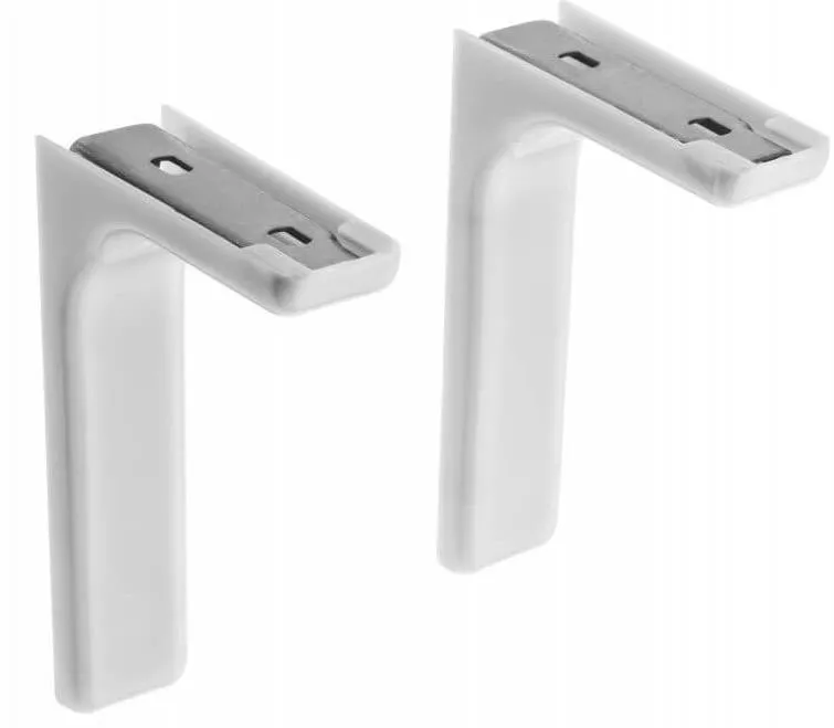 Wspornik do półek budowlany 24 cm biały