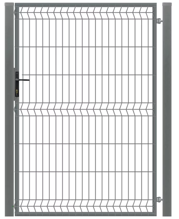 Furtka ogrodzeniowa komplet 3D 1.5 prawa antracyt