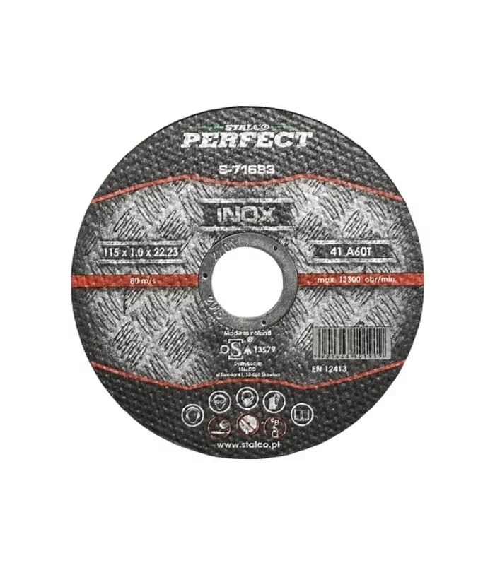 Tarcza do cięcia metalu 115mm x 1mm PERFECT