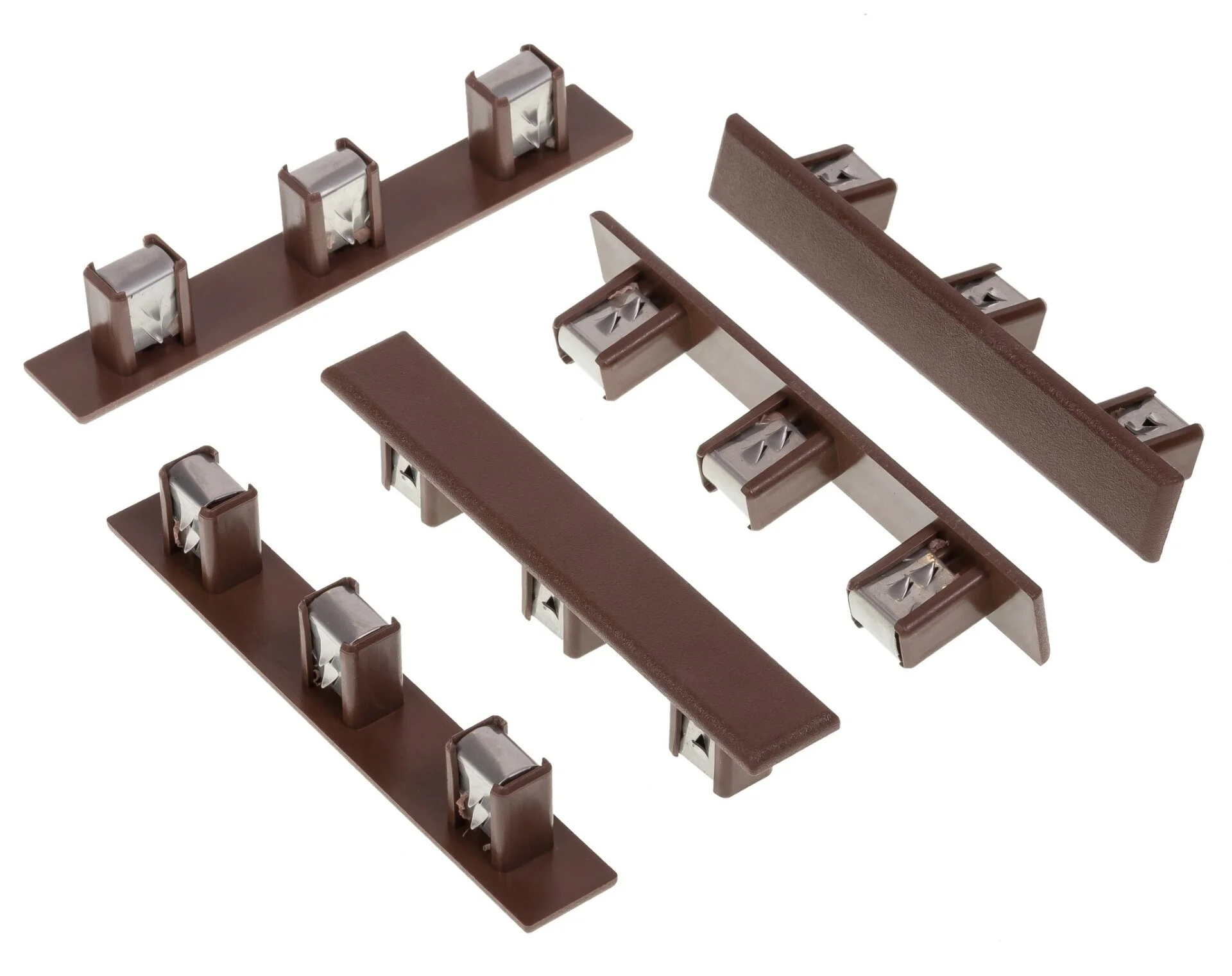 Zaślepka deski tarasowej z mocowaniem Dex kasztan 5 sztuk