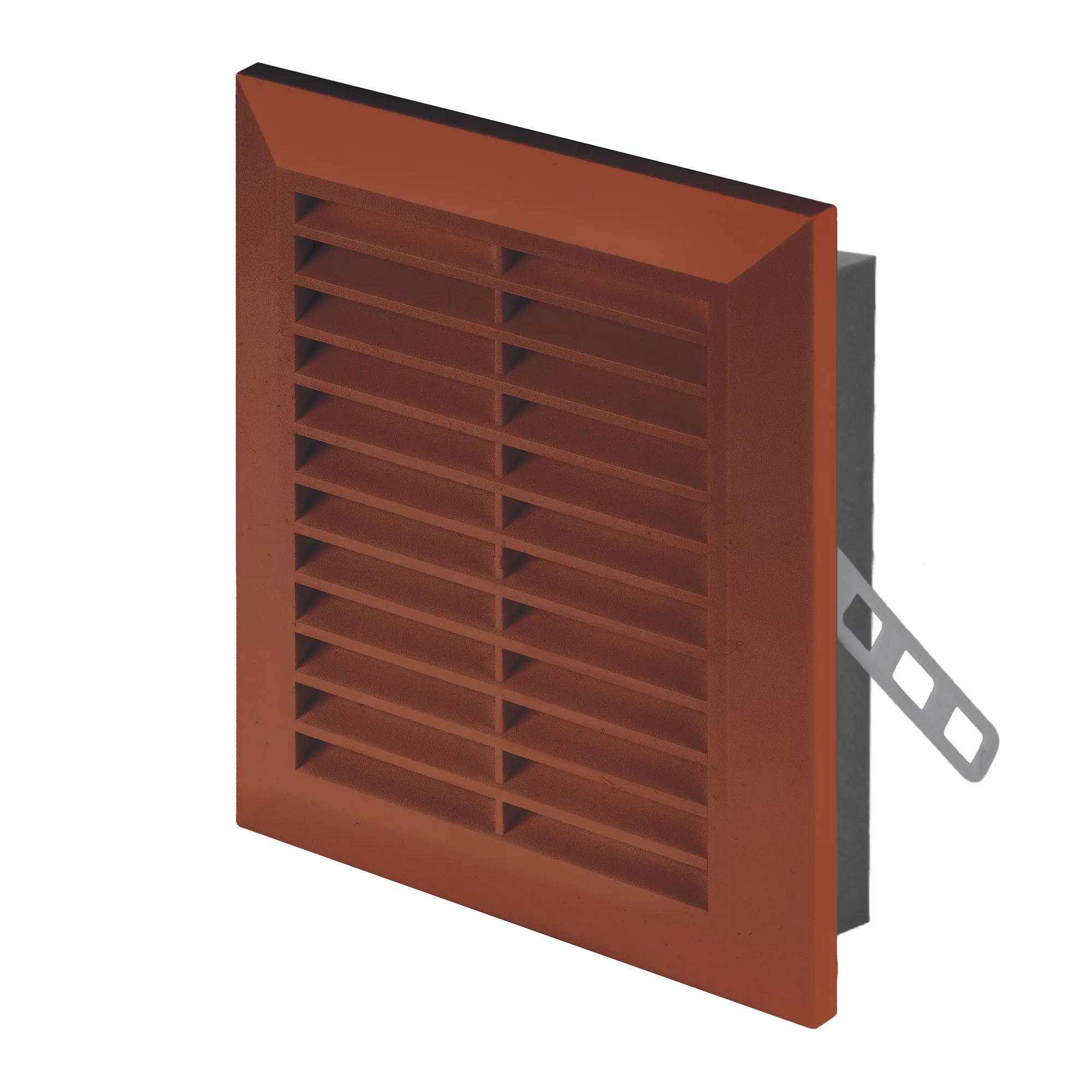 Kratka wentylacyjna 11 x 14 cm z siatką brąz, Awenta 