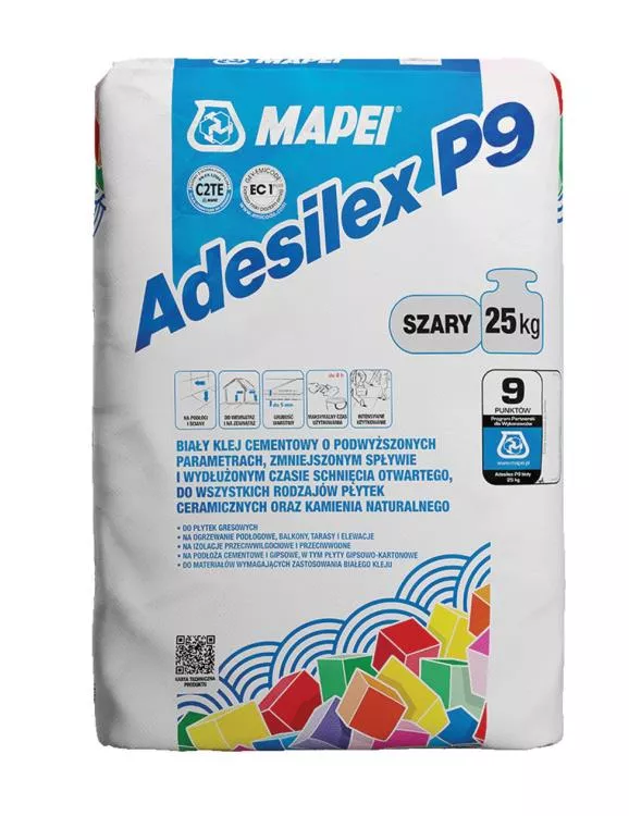 Zaprawa klejowa P9 Adesilex szary 25 kg