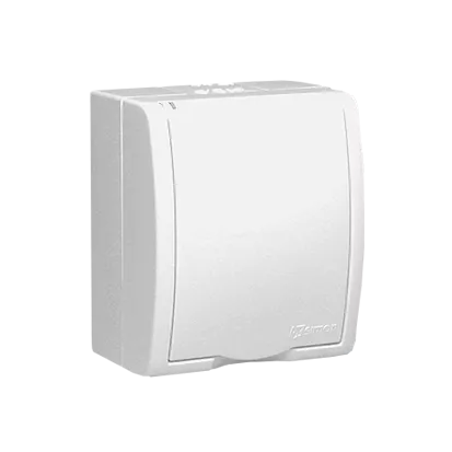 Gniazdo pojedyńcze białe Aquarius 