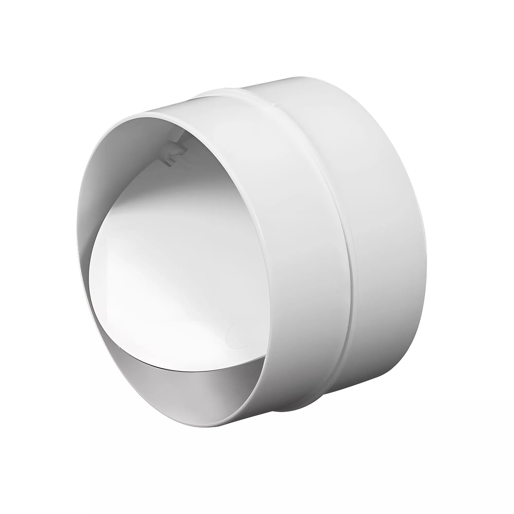 Łącznik rur wentylacyjnych okrągłych 100 z zaworem zwrotnym