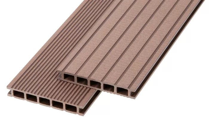 Deska tarasowa 4m kasztan szczotkowany