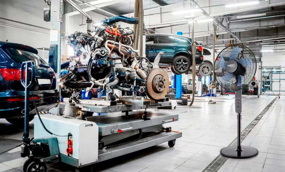 Wentylator podłogowy 45W z regulacją wysokości