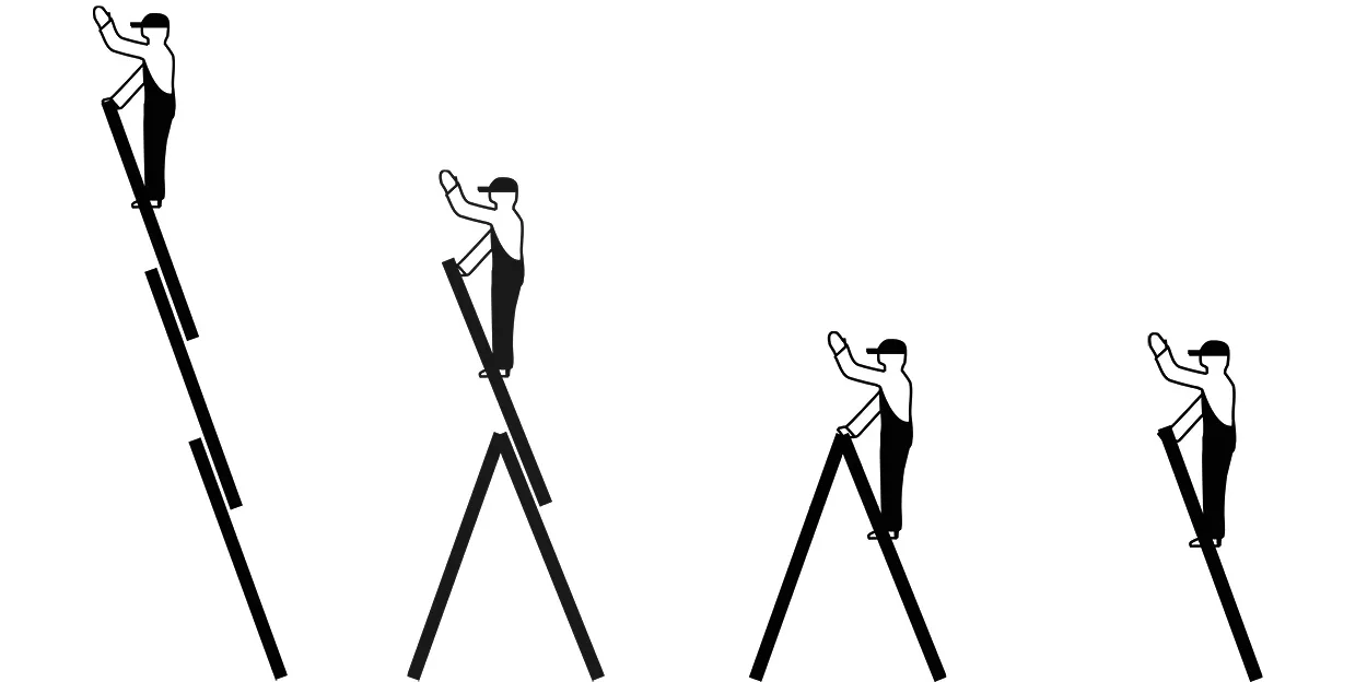 Drabina aluminiowa 3x9 Krause 6,2m Krause