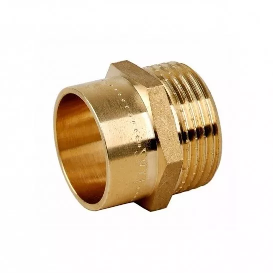 Nypel miedziany redukcyjny 18 x 3/4" brąz