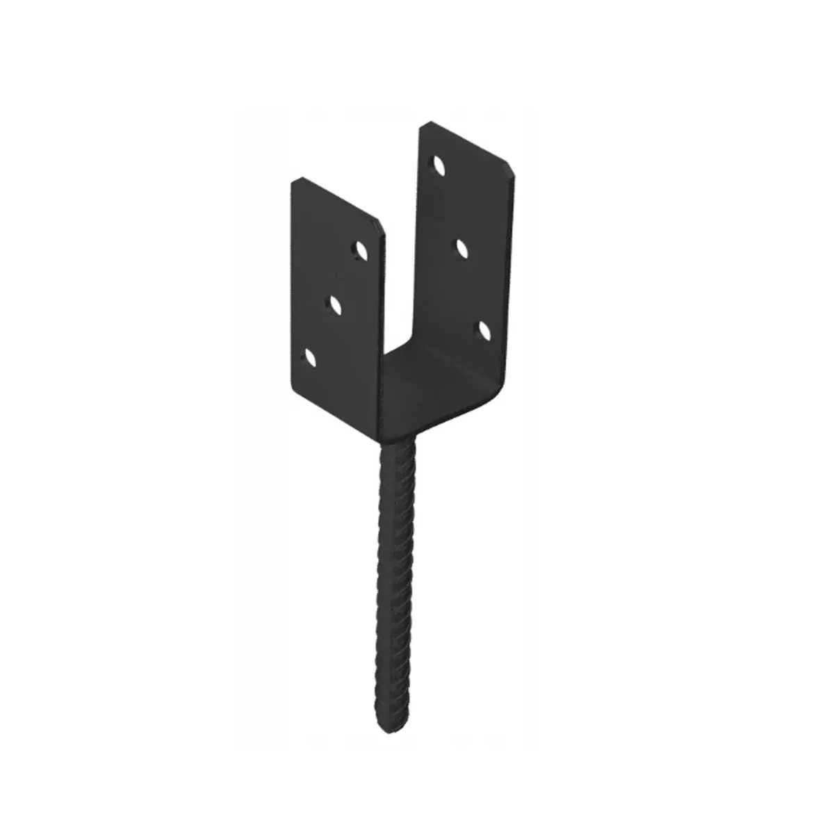 Podstawa słupa czarna 101x120x60x4