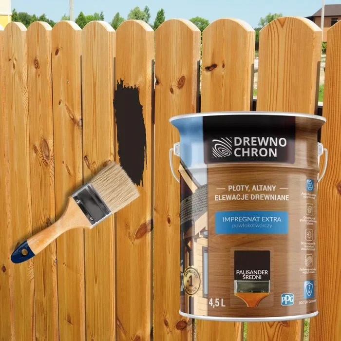 Impregnat do drewna Drewnochron  4.5 l palisander średni