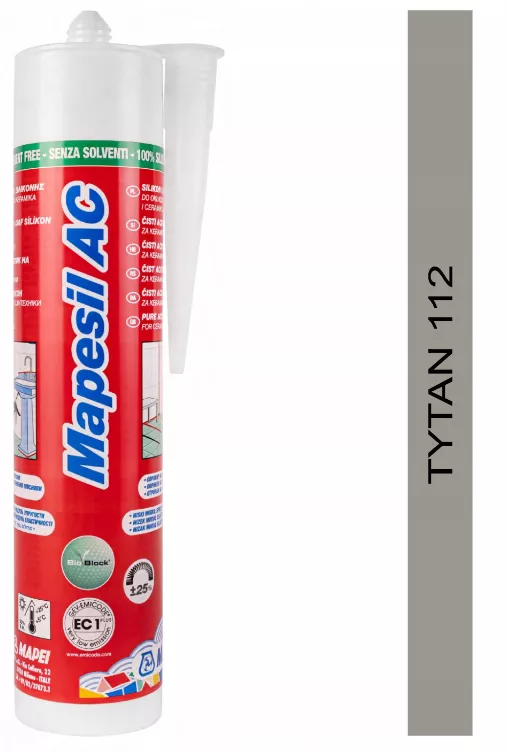 Silikon Mapesil AC 112 Tytan