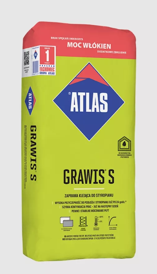 Klej do styropianu Grawis S 25 kg Atlas