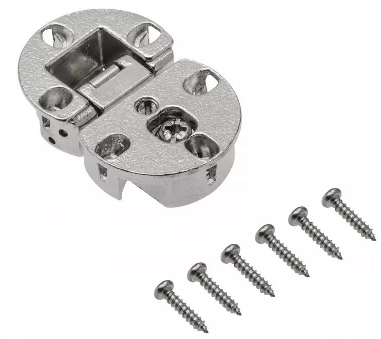 Zawias barkowy niklowany kpl