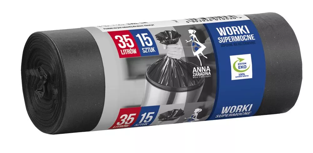Worki na śmieci supermocne 35 l