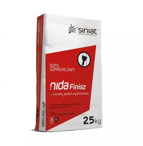 Gips szpachlowy NIDA FINISZ 25 kg