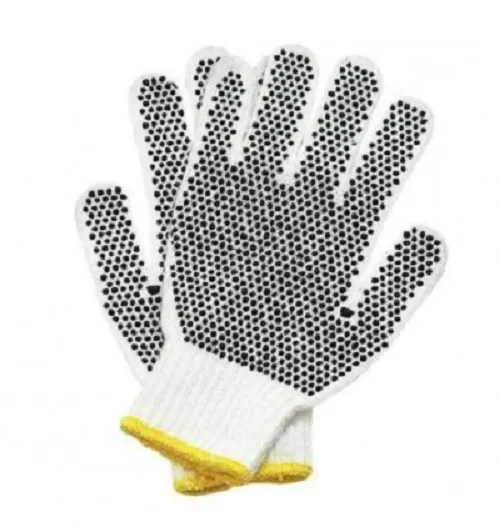 Rękawice drelichowe nakrapiane