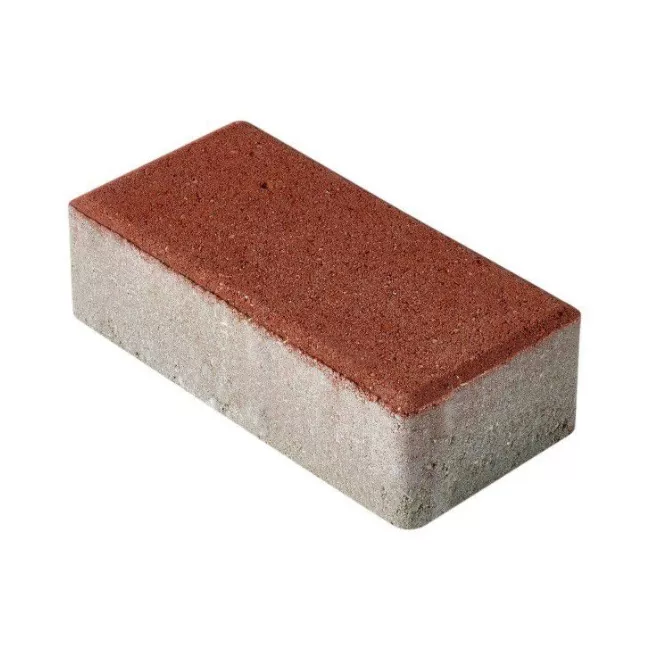 Kostka prostokąt 4 cm czerw.