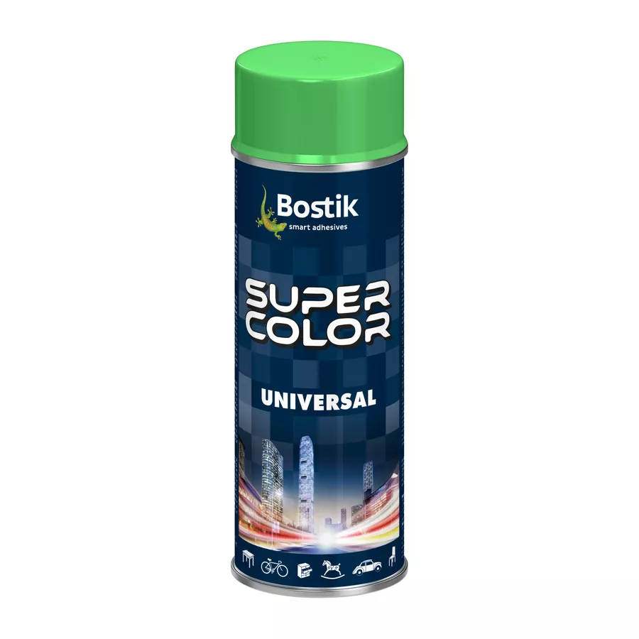 Spray lakier uniwersalny Bostik 400ml JASNO ZIELONY RAL 6018