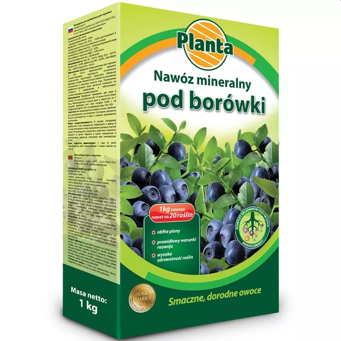 Nawóz mineralny do borówek Planta 1 kg