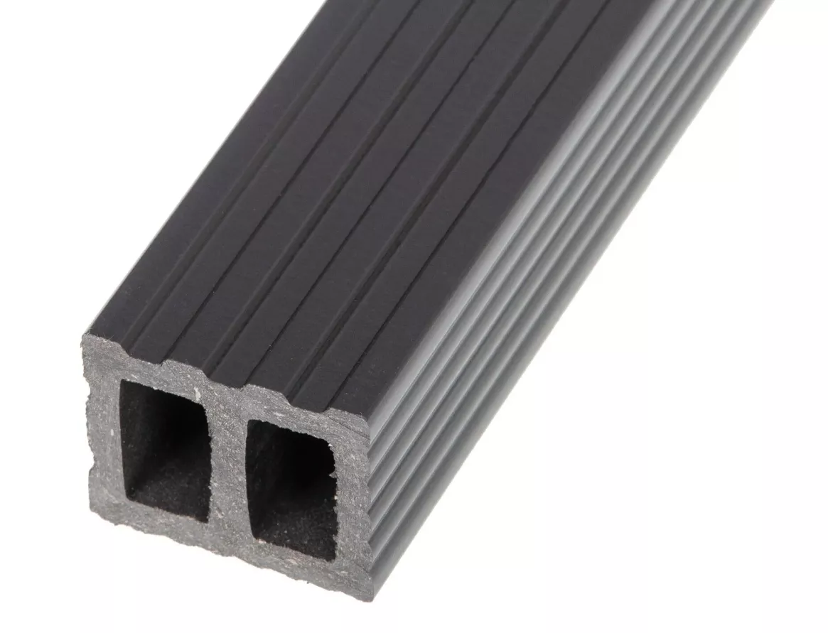 Legar montażowy WPC 38x48 wzmocniony ciemny 4 m 