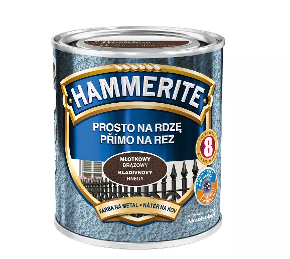 Hammerite Prosto na Rdzę 0,7l młotkowy brąz