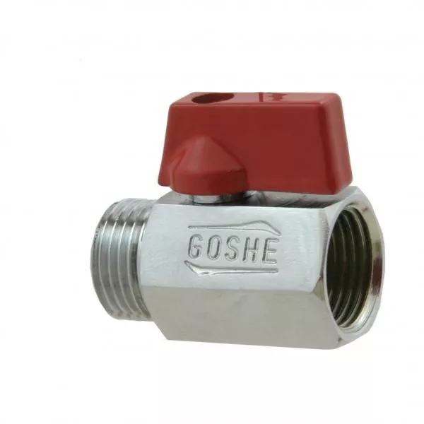 Zawór kulowy mini nyplowy 1/2"