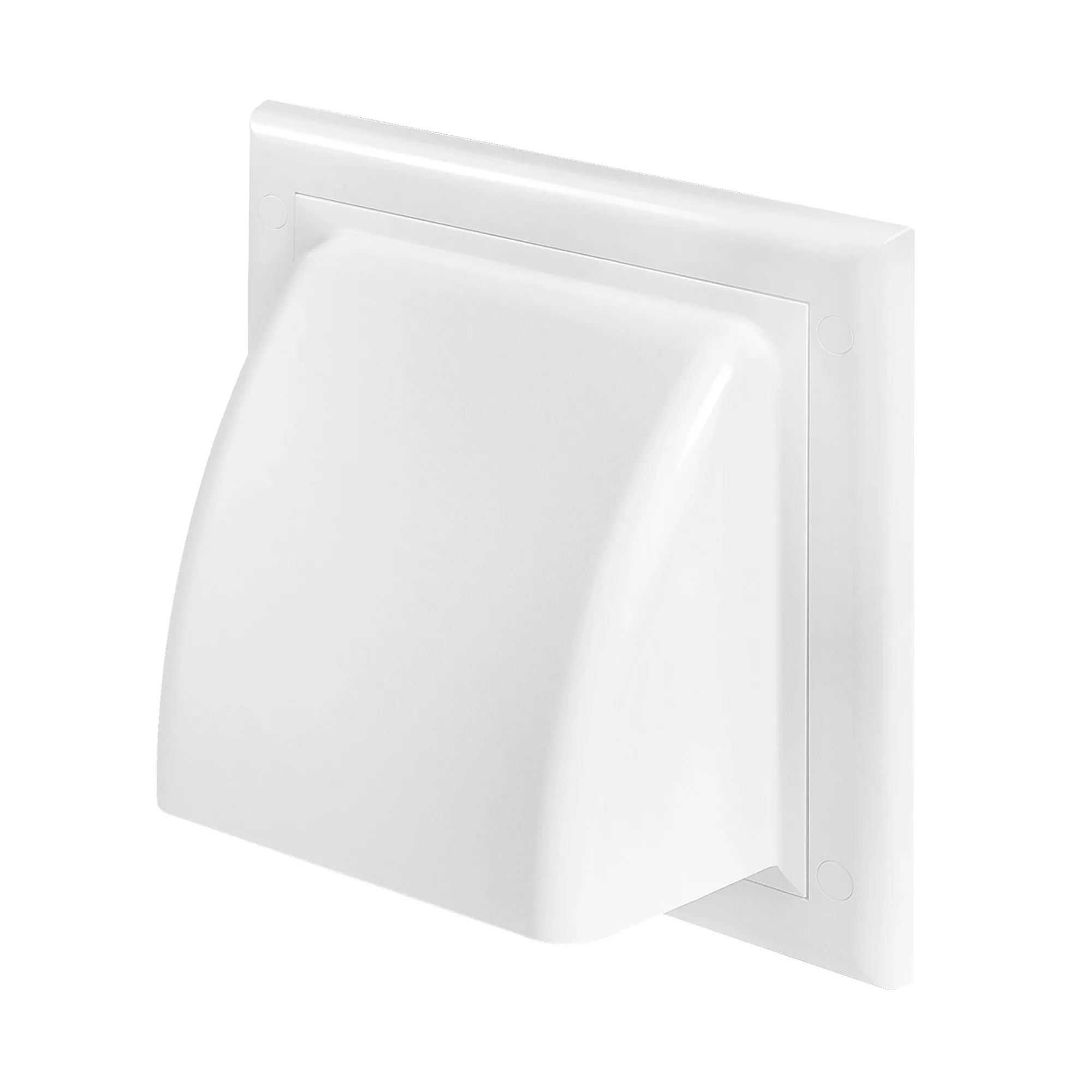 Osłona kanału wentylacyjnego okrągłego 125 biała